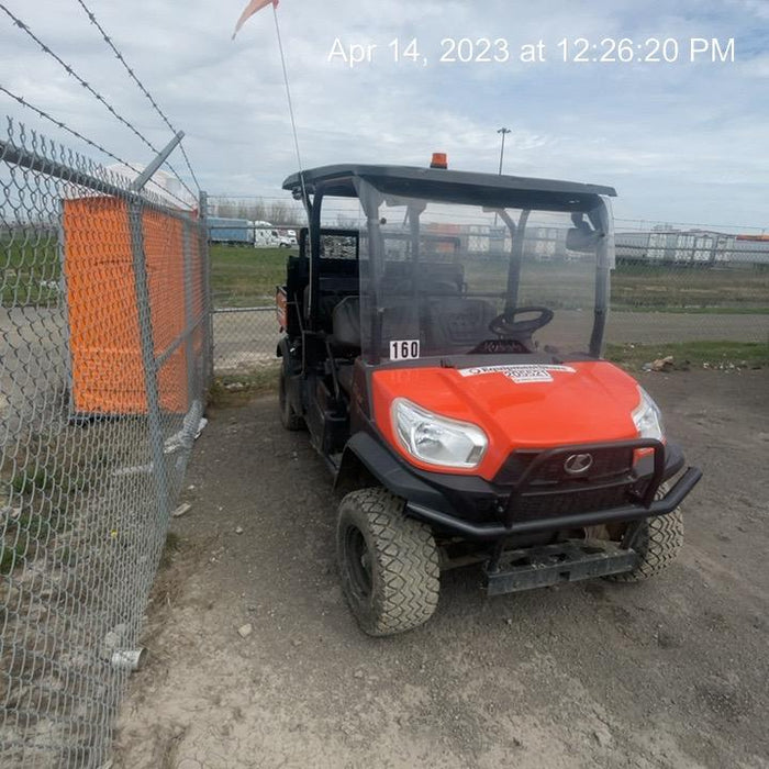 2022 Kubota RTV-X1140W-H Plastic Canopy, Windshield Acrylic Clear, LED Strobe Light, Wire Harness Kit, Back up Alarm