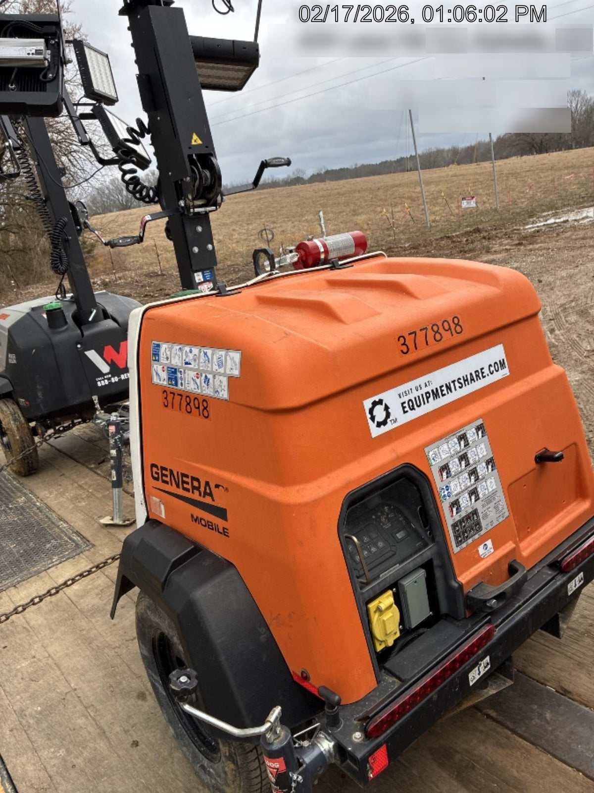 2023 Generac MLT2 Diesel, Flex Switch 120V Input, Powerzone Controller, 
(4) 320W LED Lights, 4kW Generator, 39.9 Gal Fuel Tank, 2" Ball, T3