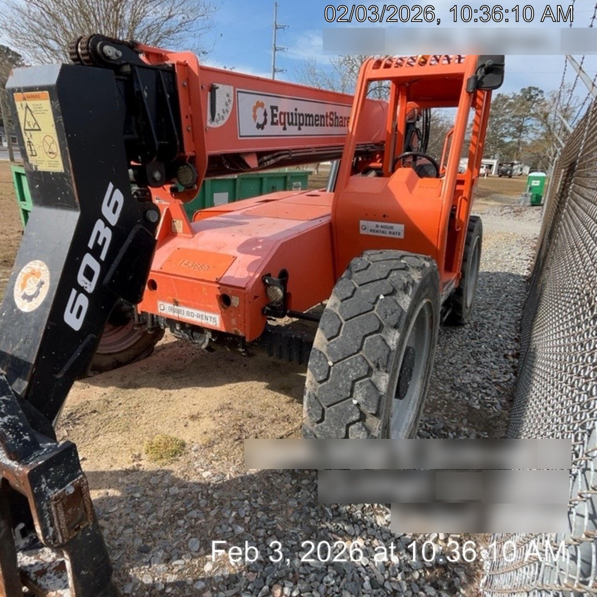 2021 SKYTRAK 6036