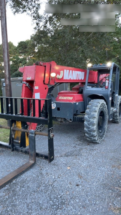 2018 Manitou MTA8044 MTA 8044 - 74 HP T4, Canopy, Worklights/Strobe, Beacon, 66" Carriage, 48" Forks, Solid Tires, Lift Hook, Aux Hydraulics