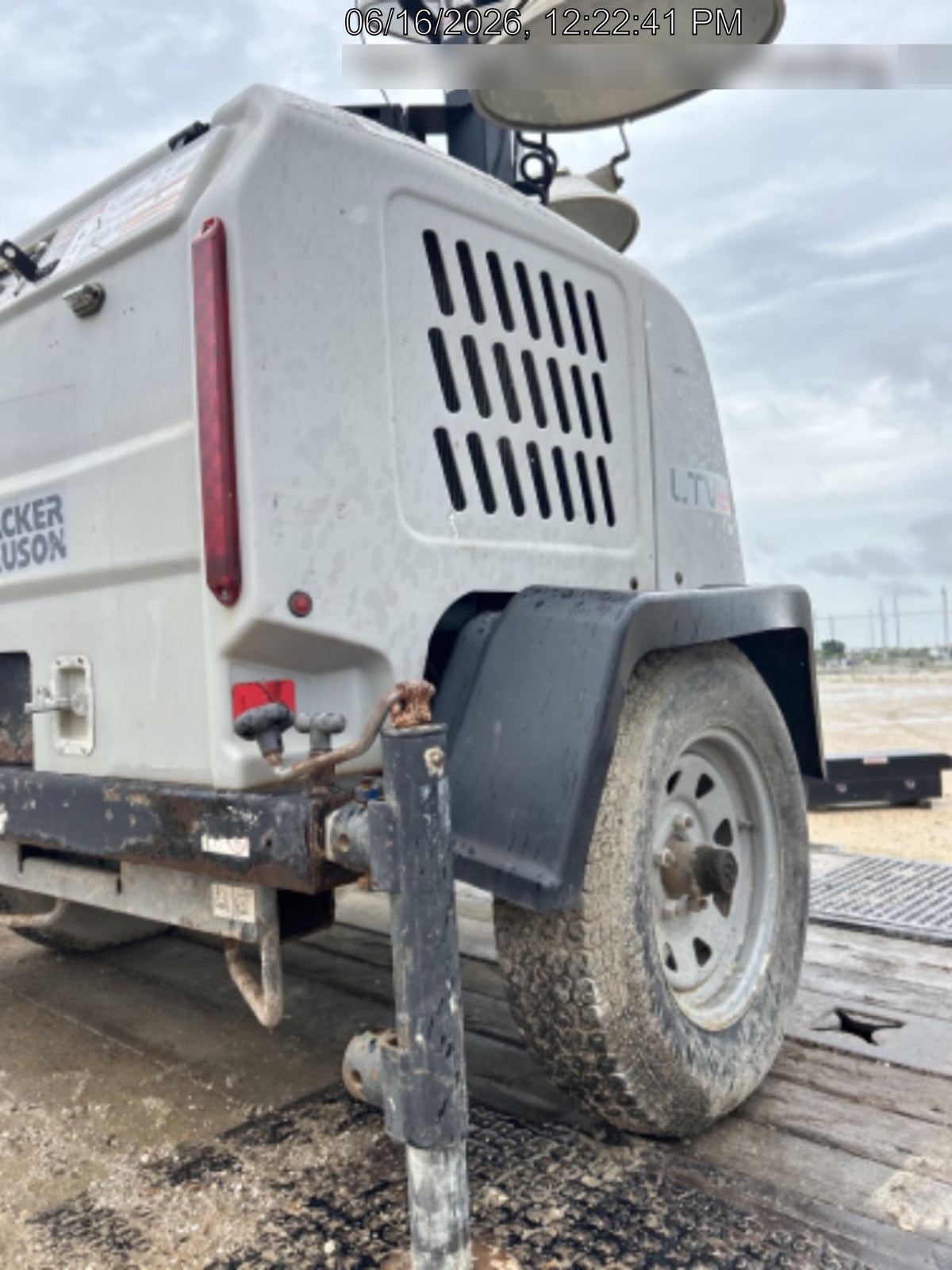 Wacker Neuson LTV6K-MH Power mast, 1100W MH, Fuel Sensors, Wiring Harness