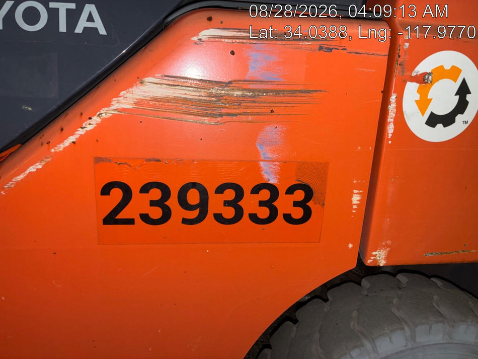 2022 TOYOTA 8FGU25 LP w/ Scale