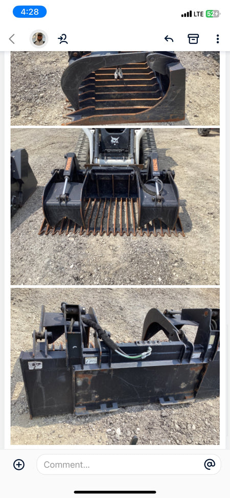 2022 SKID PRO ATTACHMENTS 72" Skeleton Grapple Bucket