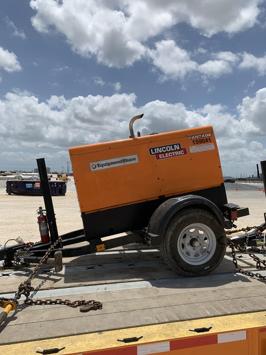 2021 Lincoln Electric Vantage 322 Vantage 322 Ready Pak 3 w/ Decals, ORANGE (includes trailer, cable rack, fender light kit) NO Telematics