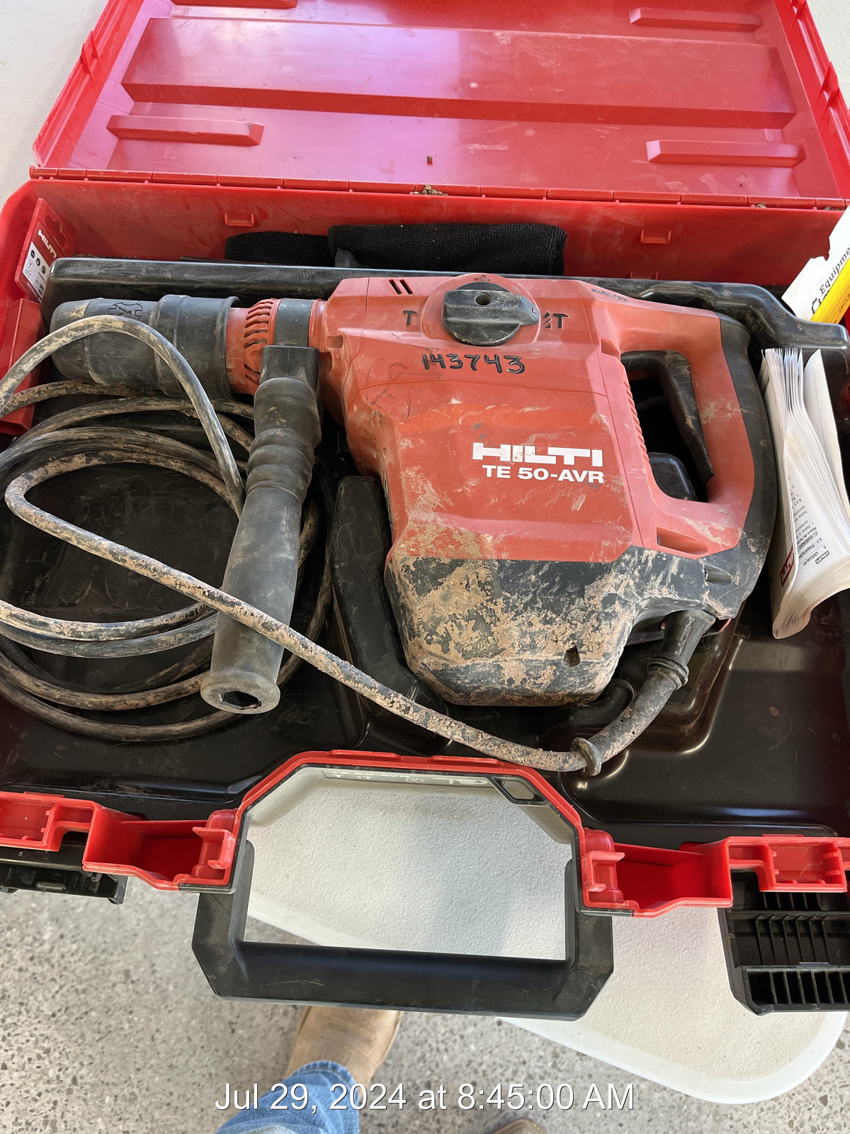 2021 HILTI TE 50-AVR