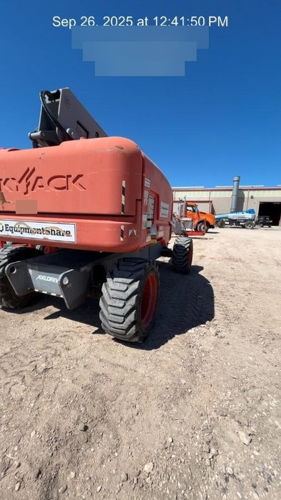 2020 Skyjack SJ86T+ Deutz Diesel, 4wd, FF Tires, Inward Self Closing Gate, Tool Tray, Beacon, 12kW Generator
