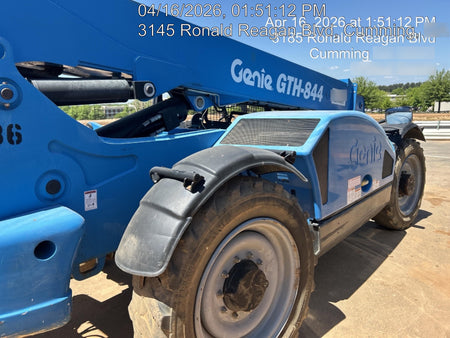 2018 Genie GTH-844 Genie GTH-844D w/Open ROPS, FF Tires, Work Light/Beacon, 60" Carriage and Forks