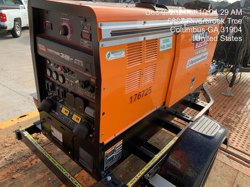 2021 Lincoln Electric Vantage 322 Vantage 322 Ready Pak 3 w/ Decals, ORANGE (includes trailer, cable rack, fender light kit) NO Telematics