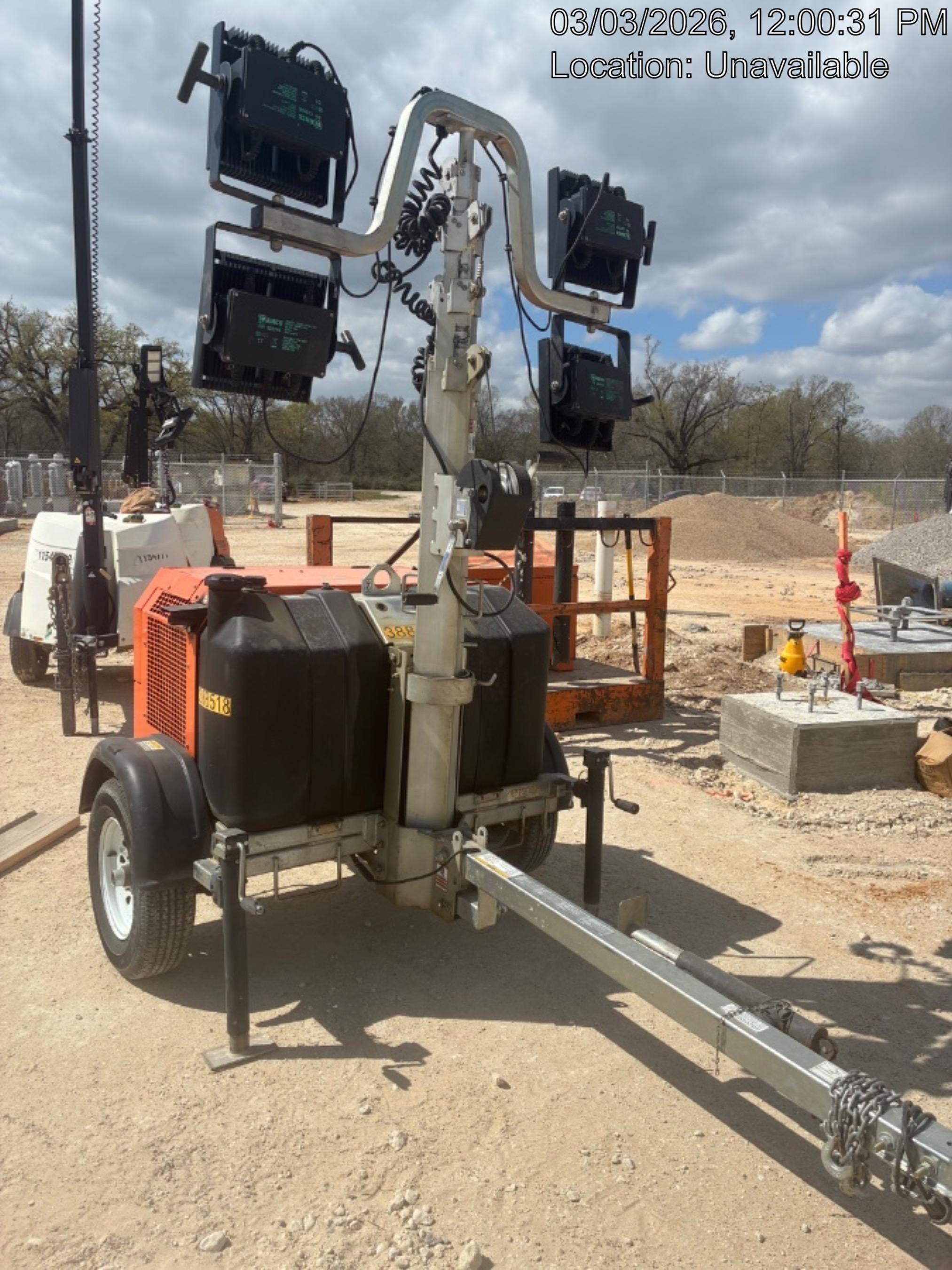 2024 Wanco WLTT-4MM4K Diesel, Deep Sea Controller, Shore Power Plug, Auto Start, (4) 350W LED Floodlights, 4kW Generator, 60 Gal Fuel Tank, 2" Ball, T3