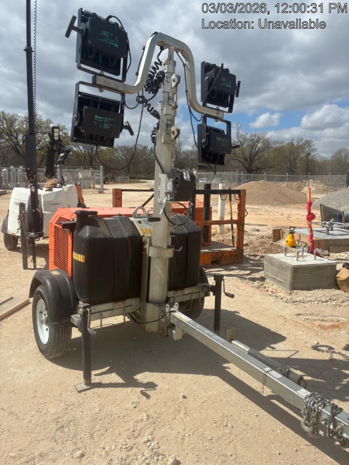 2024 Wanco WLTT-4MM4K Diesel, Deep Sea Controller, Shore Power Plug, Auto Start, (4) 350W LED Floodlights, 4kW Generator, 60 Gal Fuel Tank, 2" Ball, T3