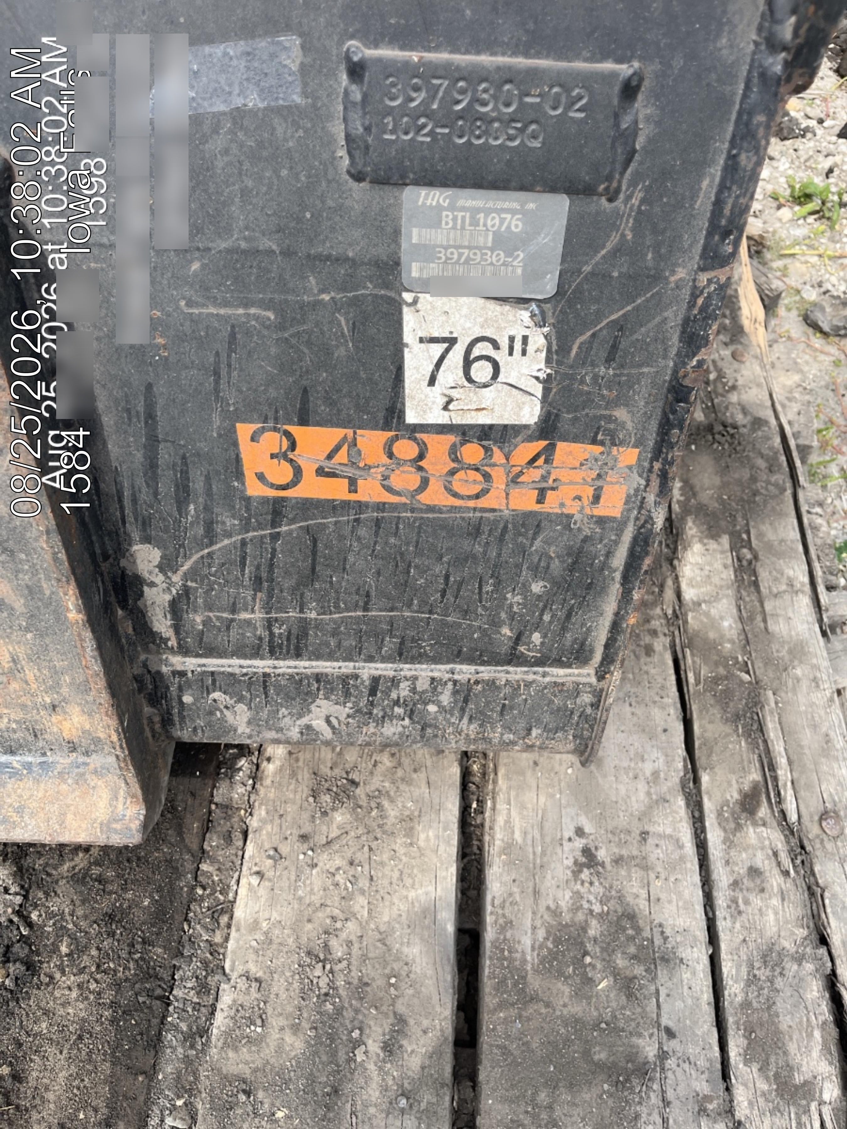 2023 TAG MANUFACTURING 76" Smooth Bucket - Tag
