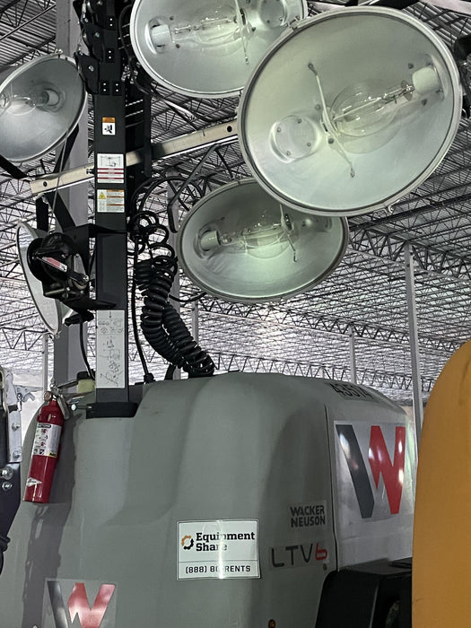2019 Wacker Neuson LTV6L-MH Wacker Neuson LTV6L Mobile Light Tower w/Fuel Level Sensor Installed