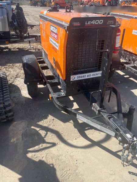 2023 Lincoln Electric LE400 Kubota V1505, Trlr, Cable Rack, Light Kit, ES Decals, T3