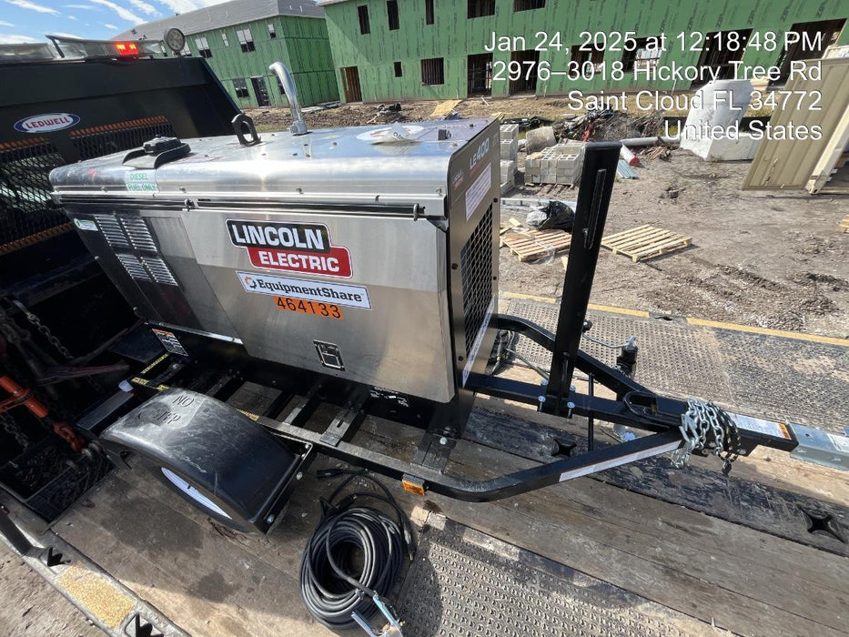 2024 Lincoln Electric LE400 Kubota V1505, Trlr, Cable Rack, Light Kit, ES Decals, T3