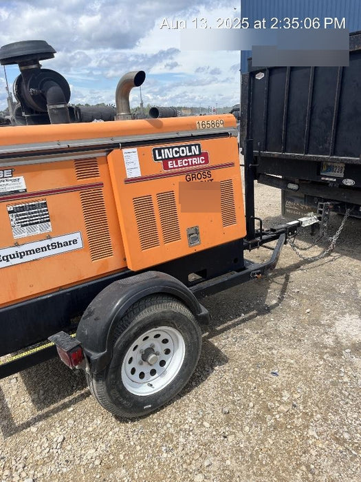 2021 Lincoln Electric Vantage 549X Ready Pak 3, ORANGE (includes trailer, cable rack, fender light kit)