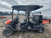 2022 Kubota RTV-X1140W-H Plastic Canopy, Windshield Acrylic Clear, LED Strobe Light, Wire Harness Kit, Back up Alarm