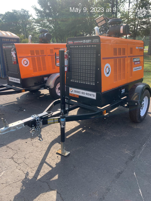 2022 Lincoln Electric Vantage 549X Crosslink Technology, Trailer Mounted, ES Decals, T3