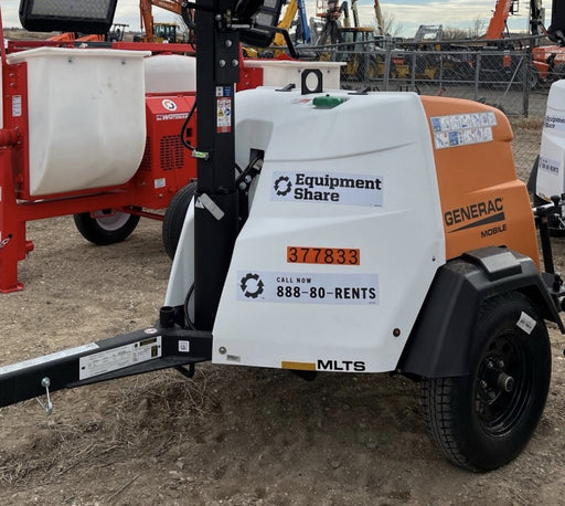 2023 Generac MLT2 Diesel, Flex Switch 120V Input, Powerzone Controller, 
(4) 320W LED Lights, 4kW Generator, 39.9 Gal Fuel Tank, 2" Ball, T3