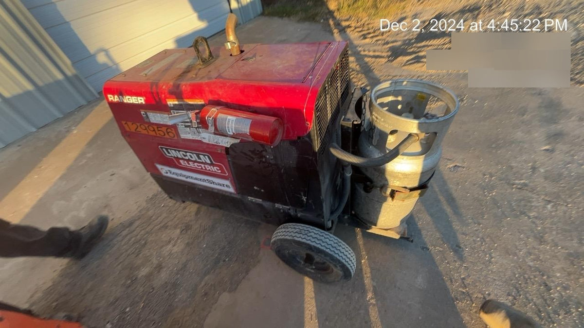 2021 Lincoln Electric Ranger 305 LPG K3430-1, Ranger 305 LPG, Undercarriage, Tank Holder & Strap, 10kw AC Gen, 25hp Kohler LPG Eng