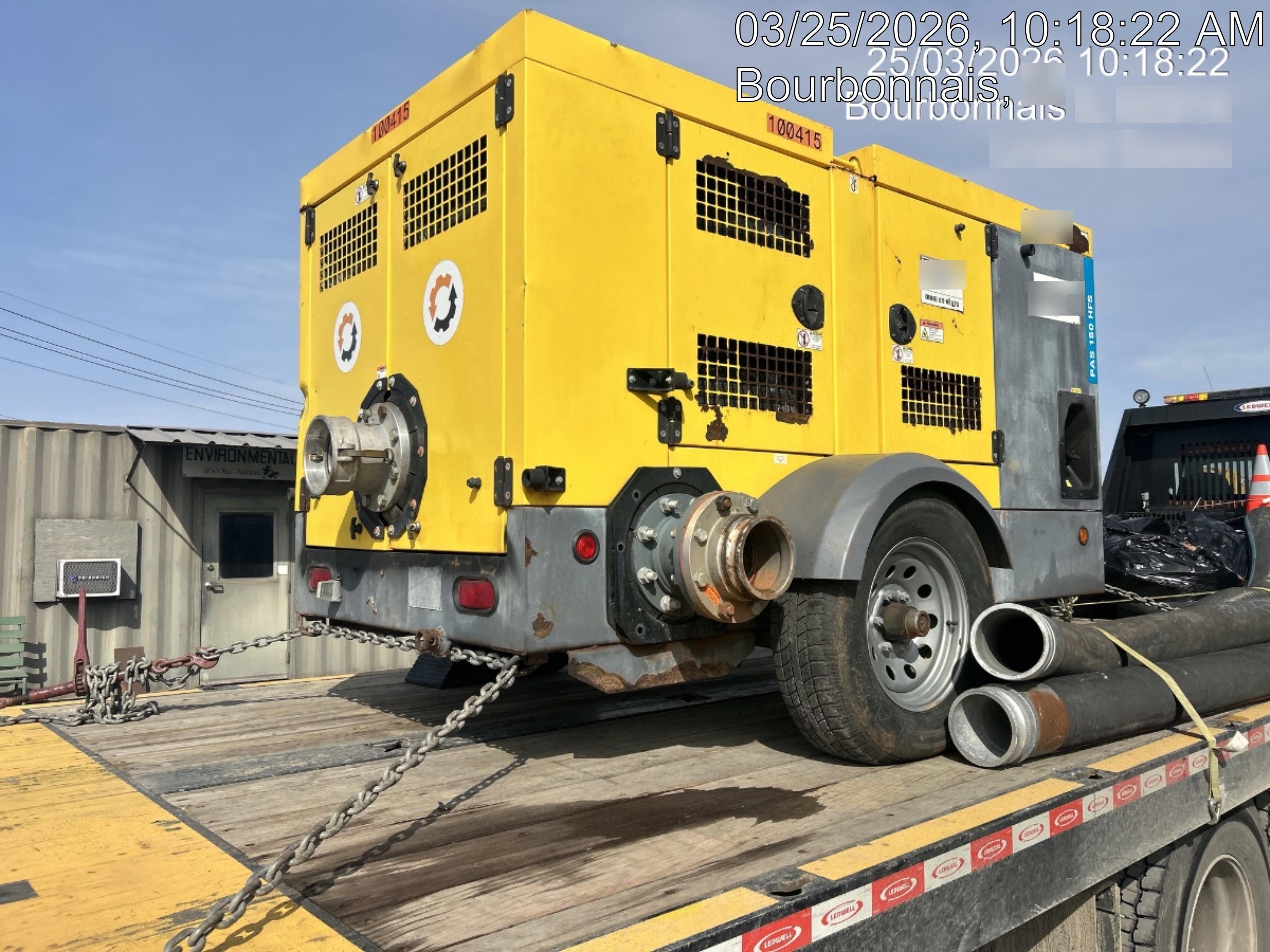 2020 ATLAS COPCO PAS 150 HF CS Enclosed