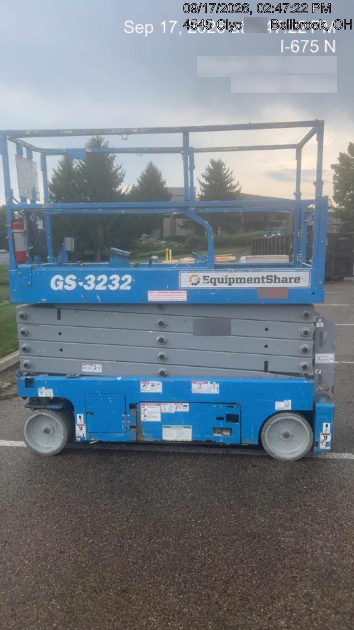 2019 Genie GS-3232 Standard Options