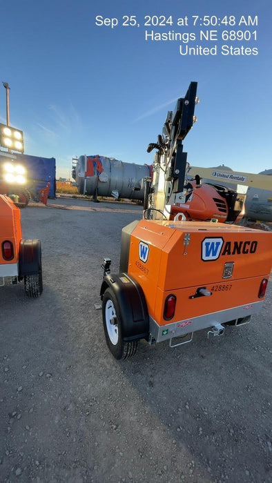 2024 Wanco WLTT-4MM4K Diesel, Deep Sea Controller, Shore Power Plug, Auto Start, (4) 350W LED Floodlights, 4kW Generator, 60 Gal Fuel Tank, 2" Ball, T3