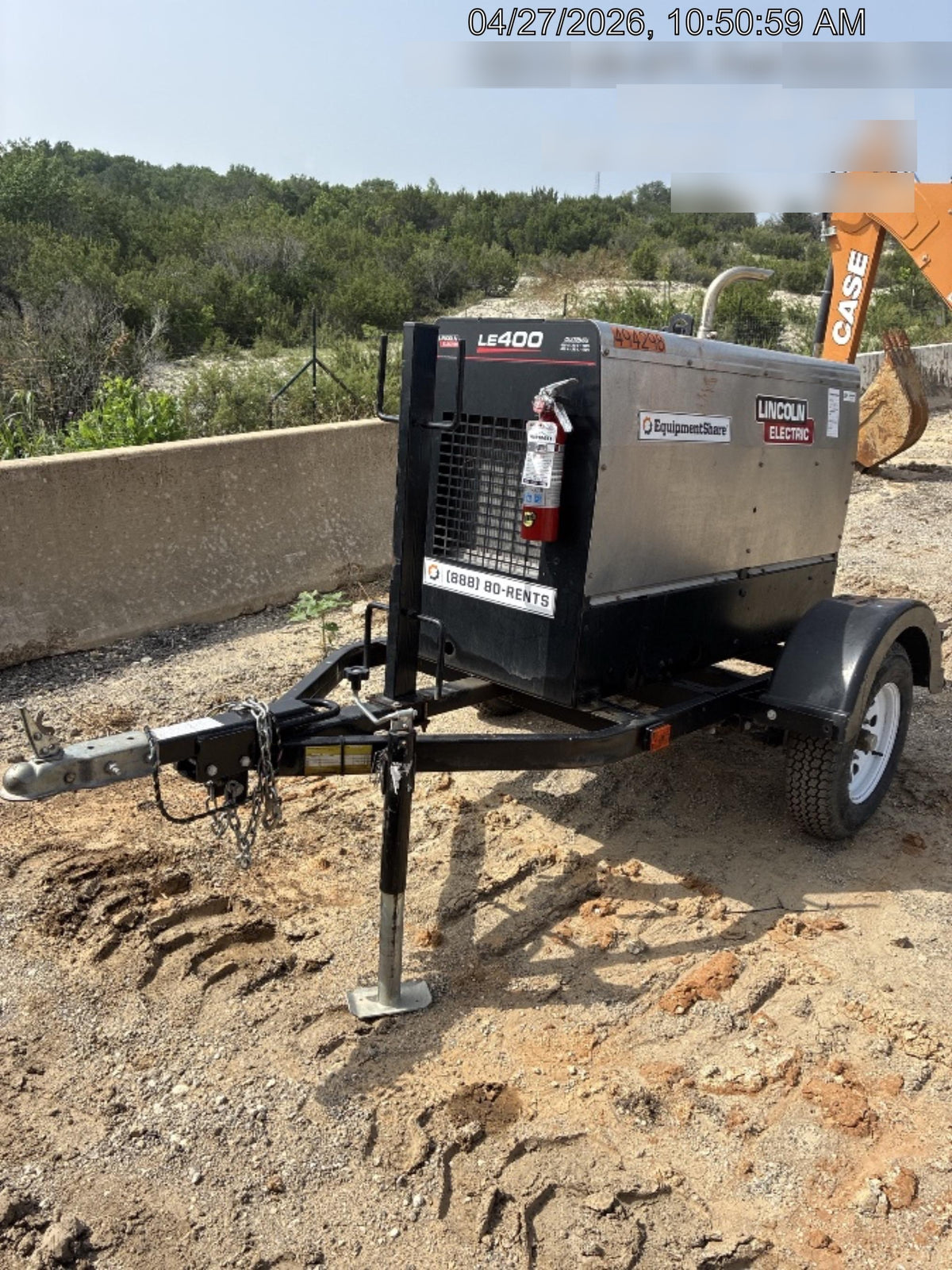 2025 Lincoln Electric LE400 Diesel, Kubota V1505, 22 HP, Trlr, Cable Rack, Light Kit, ES Decals, T3