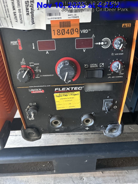 2021 LINCOLN ELECTRIC FLEXTEC 350X