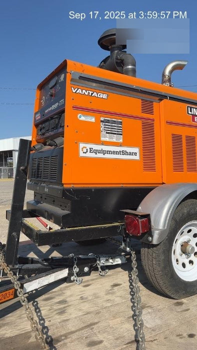 2022 Lincoln Electric Vantage 549X Crosslink Technology, Trailer Mounted, ES Decals, T3