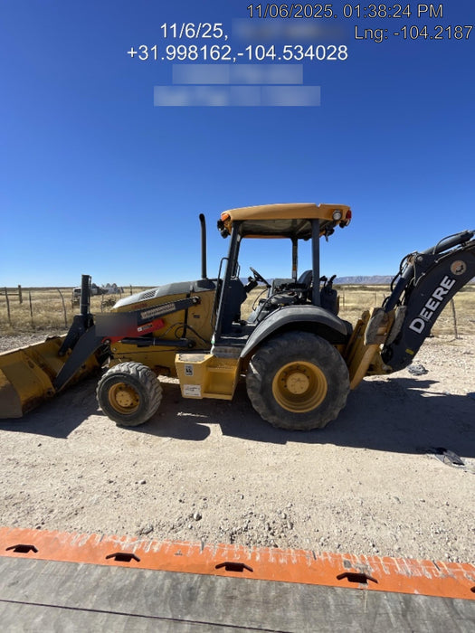 2019 John Deere 310LEP 310LEP, 4wd, Canopy, Standard dipper, ISO, Rear Auxiliary Hydraulics, Manual QC, Powertrain & Hydraulics, 60 Mo / 5,000hr Powertrain & Hydraulics Extended warranty, 12”, 18”, and 24” buckets