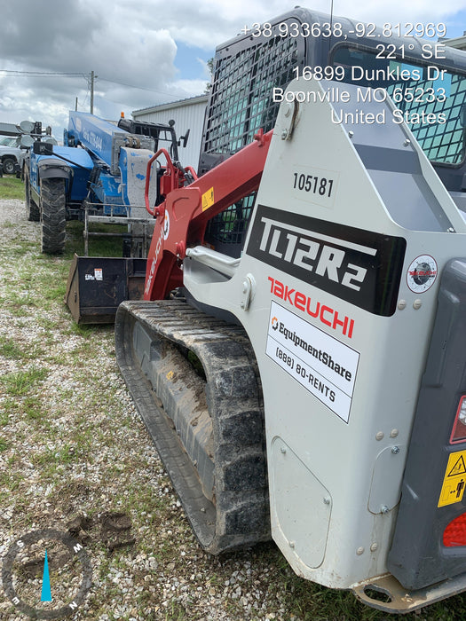2020 Takeuchi TL12R2-CR Cab, Rubber Track