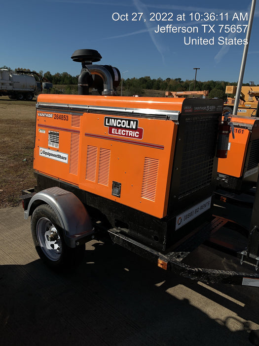 2022 Lincoln Electric LE400 Kubota V1505, Trlr, Cable Rack, Light Kit, ES Decals, T3