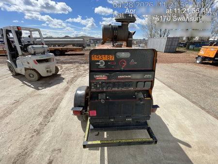 2021 Lincoln Electric Vantage 549X Ready Pak 3, ORANGE (includes trailer, cable rack, fender light kit)