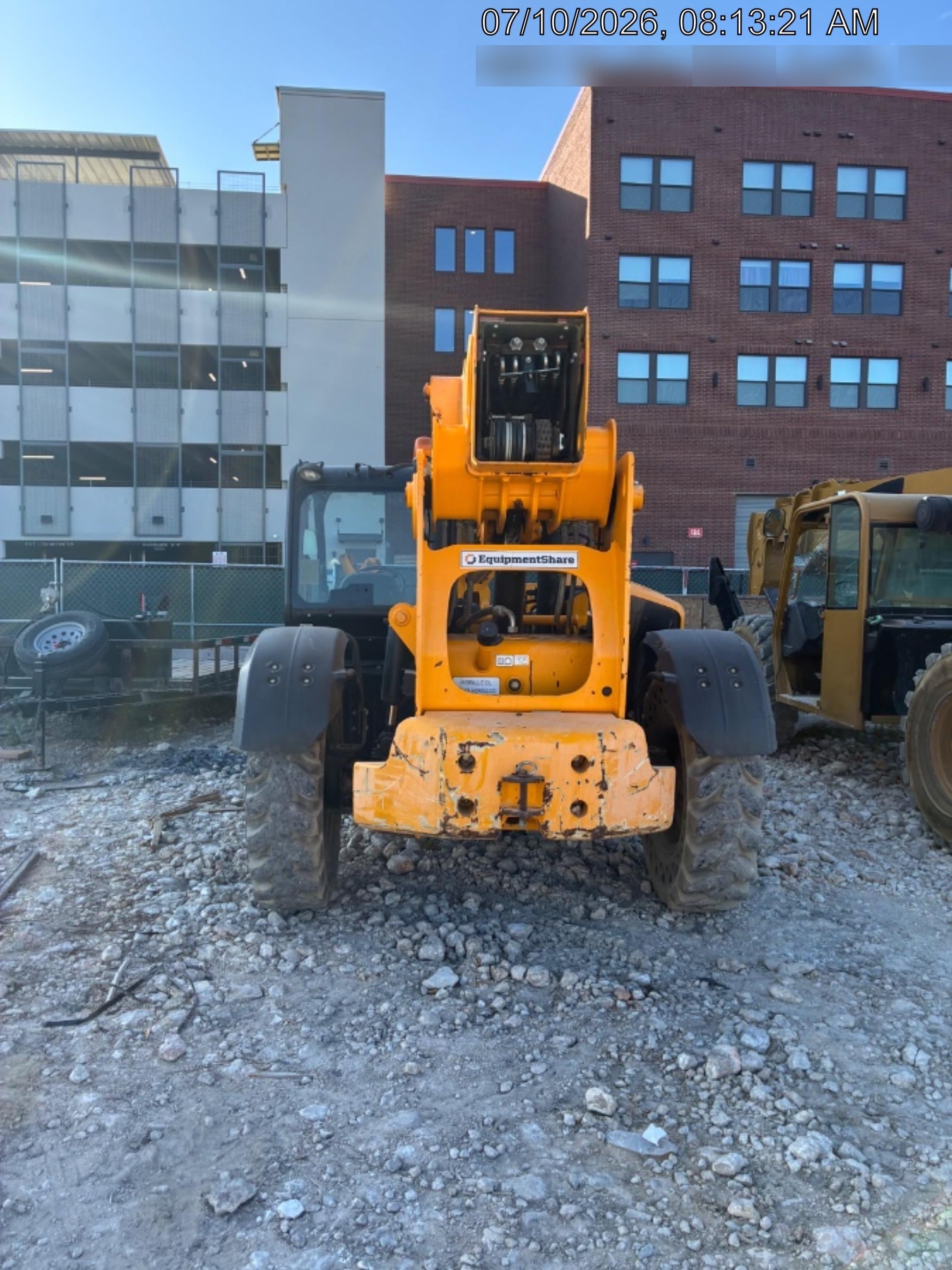 2020 JCB 510-56 Canopy, 74 HP, Solid Tires, STD Worklight, Beacon, Aux Hydraulics, Lifting Eye, Back up Alarm w/66" Carriage/60" Forks