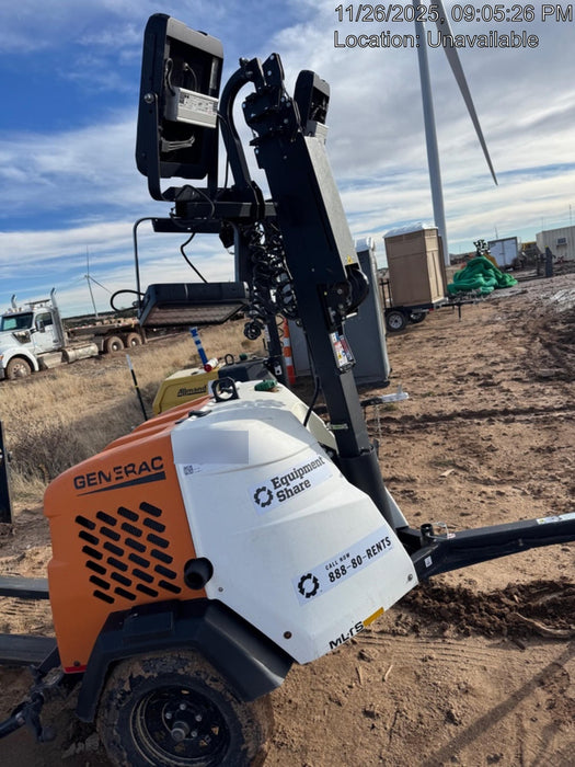 2024 Generac MLT2 Diesel, Flex Switch 120V Input, Powerzone Controller, 
(4) 320W LED Lights, 4kW Generator, 39.9 Gal Fuel Tank, 2" Ball, T3