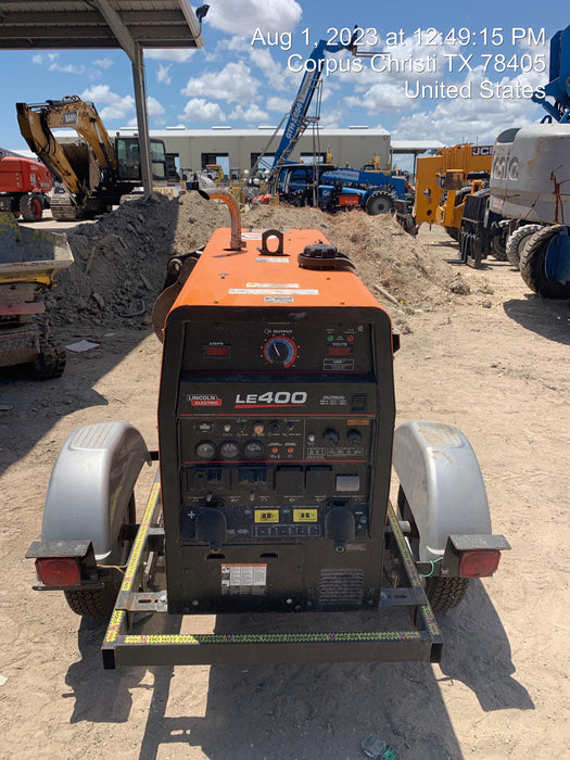 2022 Lincoln Electric LE400 Kubota V1505, Trlr, Cable Rack, Light Kit, ES Decals, T3