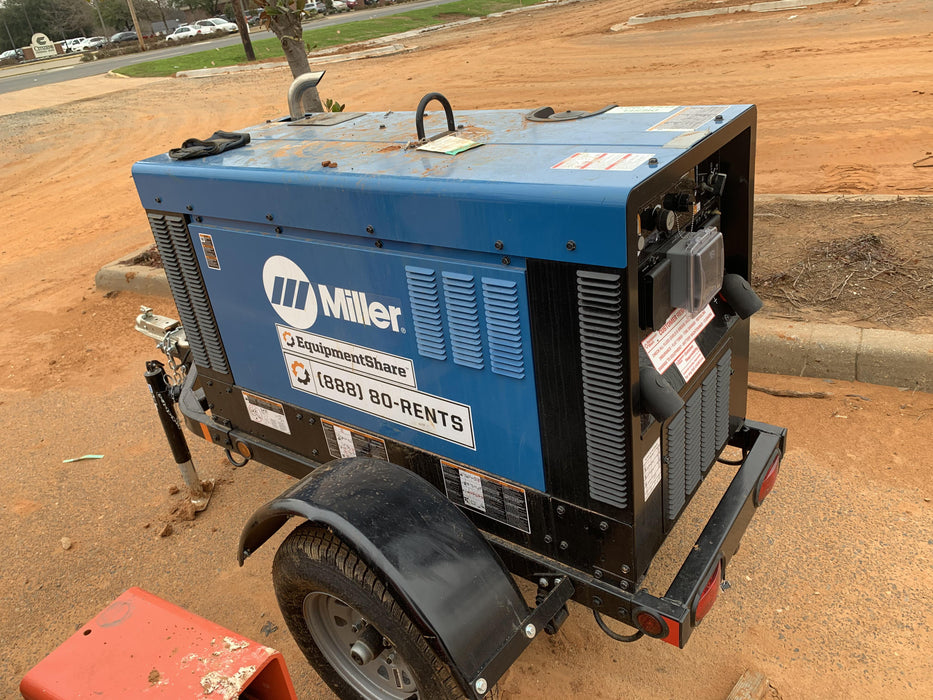 2020 Miller Electric BIG BLUE 400 Trailer Mounted Welder