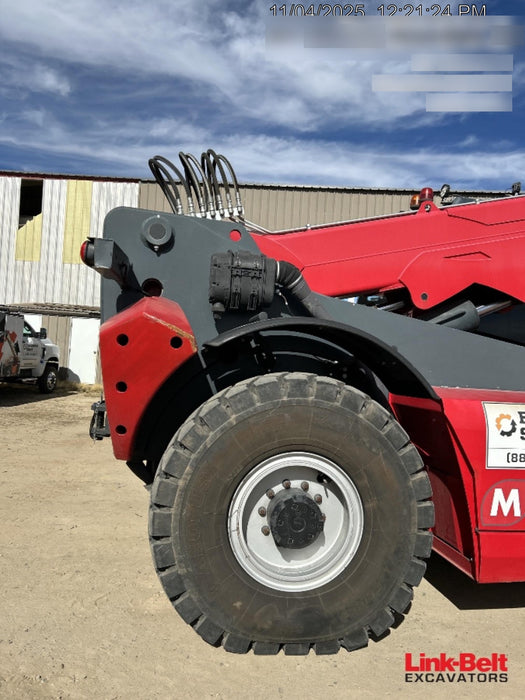 2019 Magni HTH 20.10 Two LED lights on cab - front, Four LED lights on cab - rear, Two LED lights on the boom, Camera on boom & back, Foam Filled Tires | Attachments: Forkcarriage 20 T with 96" forks & positioner w/Forkcarriage 20 T with 96" forks & positioner