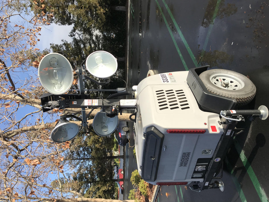 2019 Wacker Neuson LTV6L-MH Wacker Neuson LTV6L Mobile Light Tower w/Fuel Level Sensor Installed