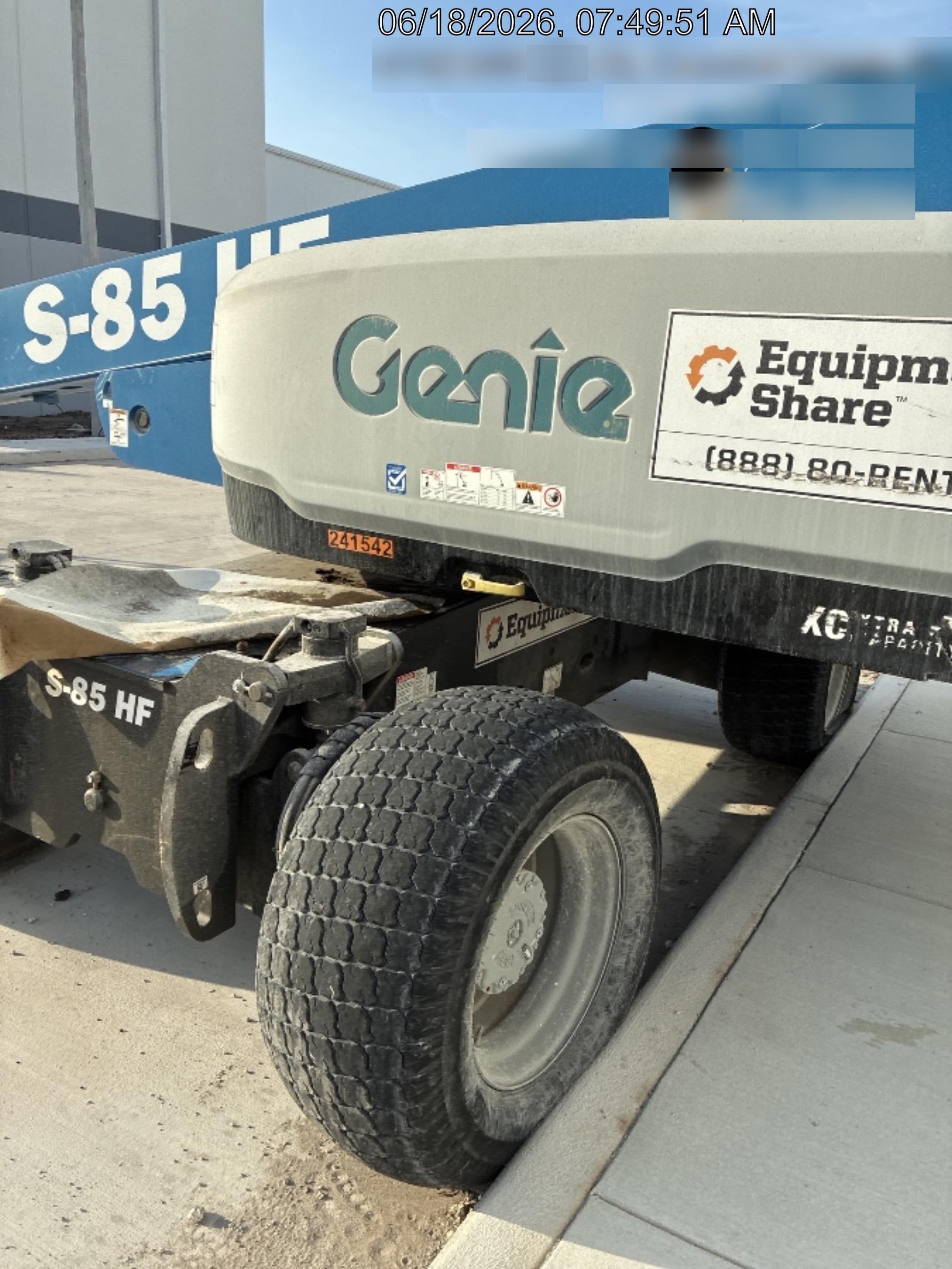 2022 GENIE S-85 HF