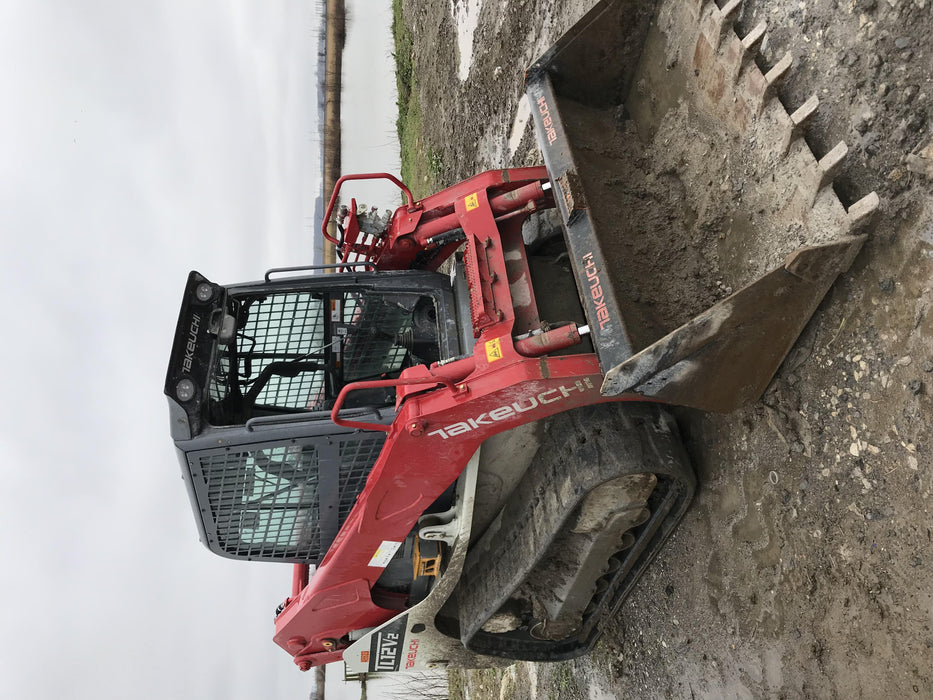 2019 Takeuchi TL12V2C Cab/Heat/AC, Back-up Alarm, Hydraulic QC w/80" HD Tooth Bucket
