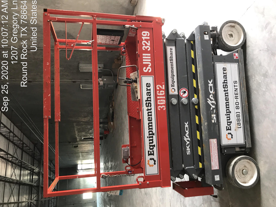 2019 Skyjack SJIII-3219 Standard w/Trojan Batteries