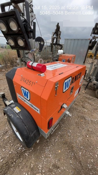 2024 Wanco WLTT-4MM4K Diesel, Deep Sea Controller, Shore Power Plug, Auto Start, (4) 350W LED Floodlights, 4kW Generator, 60 Gal Fuel Tank, 2" Ball, T3