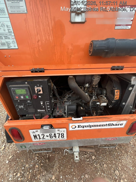2024 Wanco WLTT-4MM4K Diesel, Deep Sea Controller, Shore Power Plug, Auto Start, (4) 350W LED Floodlights, 4kW Generator, 60 Gal Fuel Tank, 2" Ball, T3