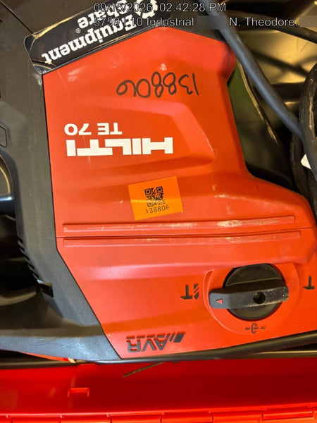 2021 HILTI TE 70-AVR