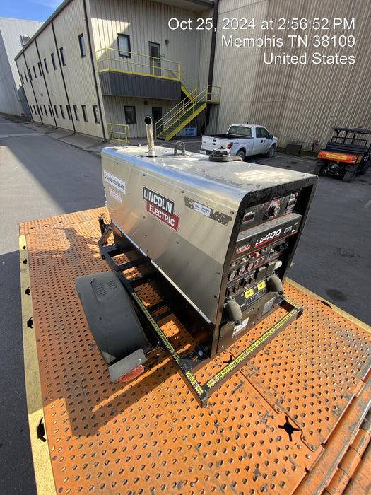 2024 Lincoln Electric LE400 Kubota V1505, Trlr, Cable Rack, Light Kit, ES Decals, T3