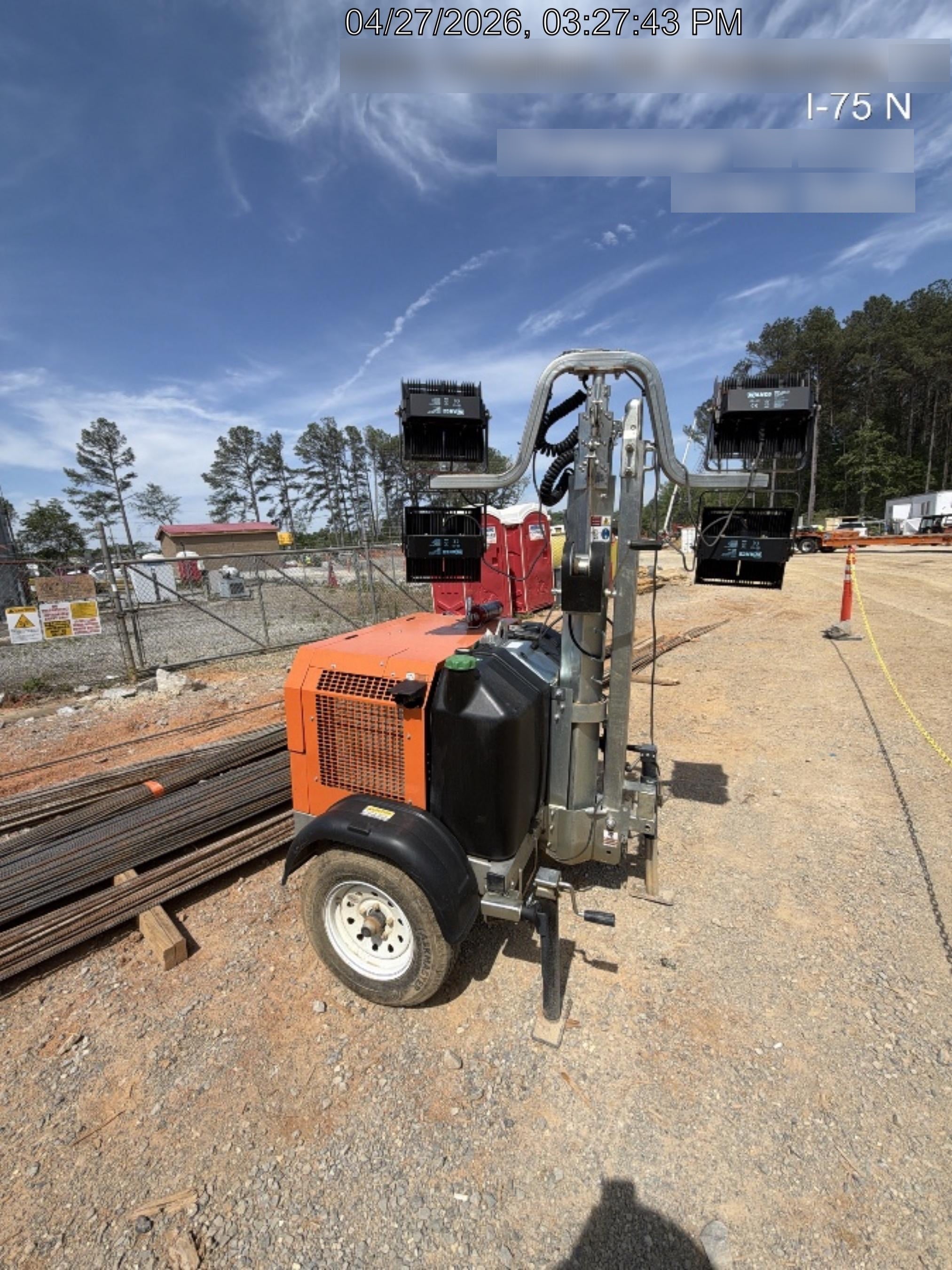 2025 Wanco WLTT-4MM4K Diesel, Mitsubishi L2E, 9.0HP @1800 rpm, Deep Sea Controller, Shore Power Plug, Auto Start, (4) 350W LED Floodlights, 4kW Generator, 60 Gal Fuel Tank, 2" Ball, T3