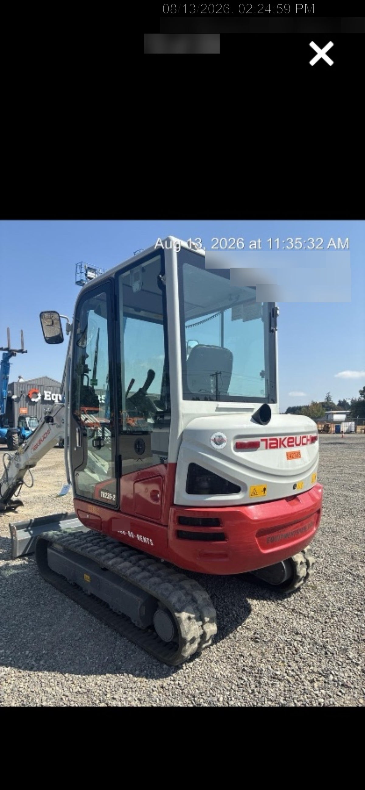 2025 TAKEUCHI TB235-2CR