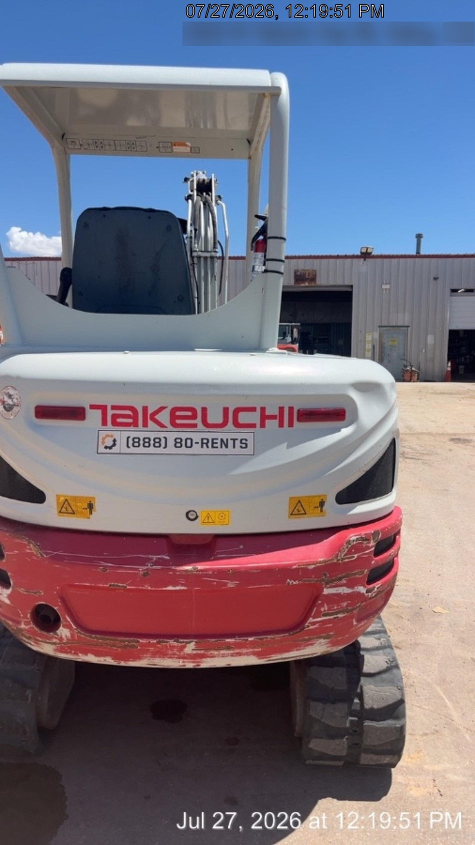 2020 Takeuchi TB235-2R Canopy, Rubber Tracks, Manual TAG QC