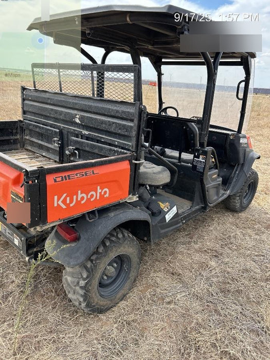 2021 Kubota RTV-X1140W-H Plastic Canopy, Windshield Acrylic Clear, LED Strobe Light, Wire Harness Kit, Back up Alarm